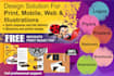 fulfill your graphic design needs within 36 hours