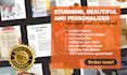 design a personalized cookbook or recipe book, for printing and as a perfect PDF