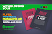 design your digital advert, flyer or magazine advert