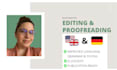 proofread and edit your english or german text