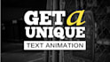 create a custom, kinetic dynamic 2d text animation video