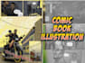 create your comic book page and illustration