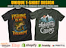 do custom merch tshirt design for print on demand store digital product etsy