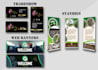 design banner, standee, tablecover and backdrop booth banner