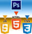 convert PSD to html, css, javascript