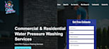 do  pressure washing, christmas lighting, lawn care website in wix or wordpress