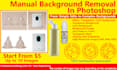do photo background remove or image crop resize and optimize