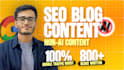 be your article writer and write engaging SEO blog posts