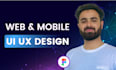 do mobile app or website ui ux design in figma