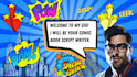 write a professional  comic script for you