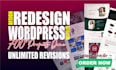 design or redesign business elementor wordpress website
