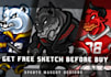 design character, cartoon, sports mascot