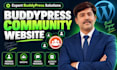 integrate and customize buddypress plugin in wordpress