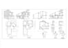 redraw floor plan, section and elevation in autocad from PDF,sketch