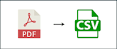 convert pdf  to CSV to import in quickbook and xero