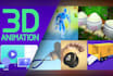 design a simple 3d animation