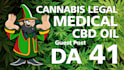 post cannabis, marijuana, cbd oil related article on da 41