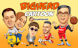make a big head cartoon