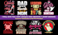 do creative typography and custom graphic t shirt design