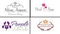 do beautiful gift shop and flower business logo design
