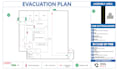 design fire emergency evacuation plan, diagram, document