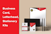 design business card, letterhead, and stationery items