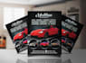 design professional event and business flyer