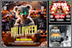 do halloween, new year, dj nightclub event flyers, motion flyer