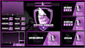 design best twitch overlay animated and logo for your stream
