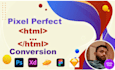 convert psd to html, png to html, scss, less, bootstrap