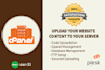 upload your website content