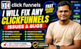 fix clickfunnels 2 funnel, website and automation issues