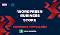 design wordpress store ecommerce or online business website