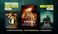 create professional event poster design, movie poster, film poster
