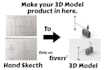 do design 3d model for your product