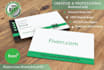 design double sided business card