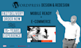 design, redesign, maintain, SEO, wordpress, woocommerce, memberships, websites