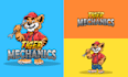 design unique cartoon animal mascot logo