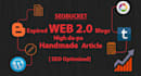 create mixture of expired web 2 blogs with handmade article