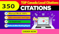top 350 canada local citations and directory submission for local seo off page