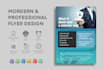 design creative and professional flyer within 6 hours