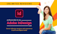 do any adobe indesign project professionally