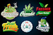 design cannabis,marijuana,hemp,organic,weed logo or character
