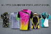 do custom all types sublimation sports jersey designs