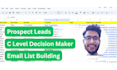 build email list b2b linkedin sales navigator