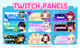 make custom chibi twitch panel for you