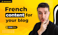 write french content for your blog