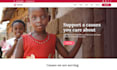 charity website create with donation system