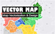 do vector map illustration and design