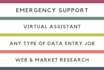 handle your daily or hourly basis work as virtual assistant
